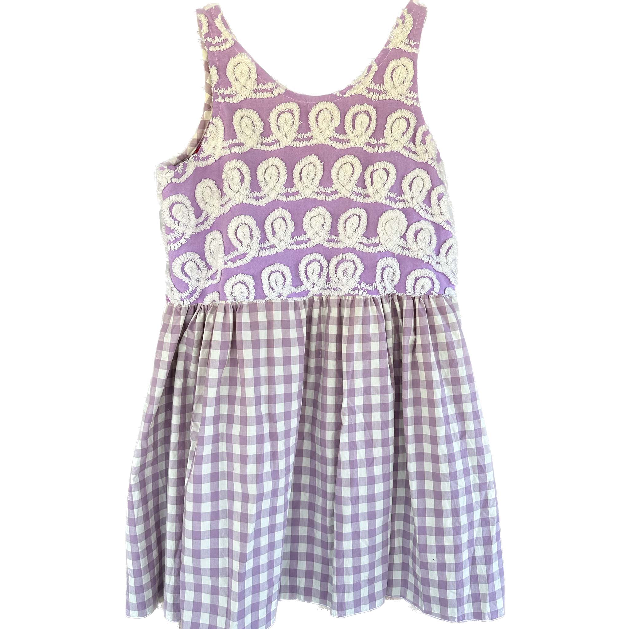 Terri Mini Dress (purple chenille)